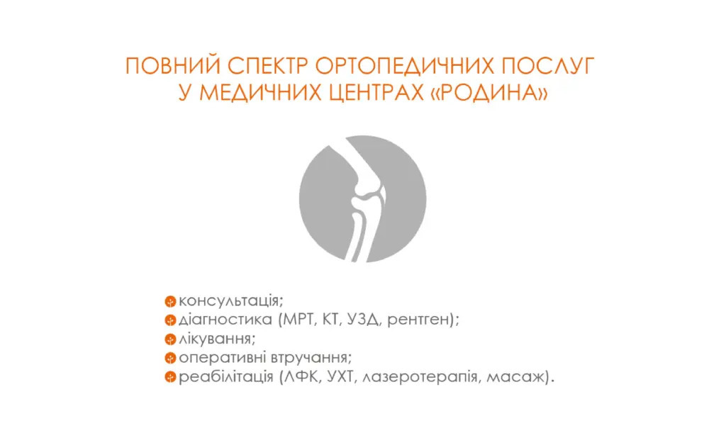 ортопедичні послуги